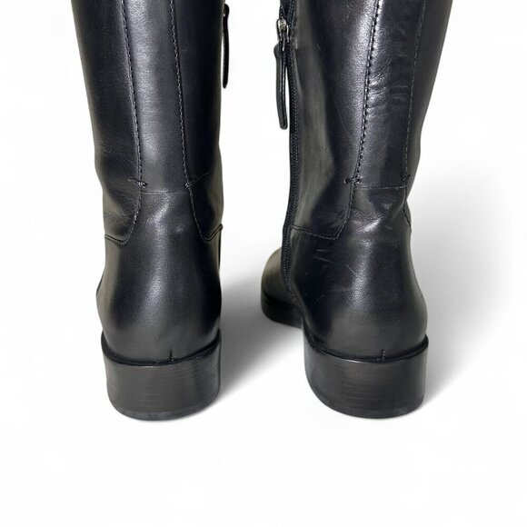 Tory Burch Flat Black Riding Boot Women's 7M NWOT - Picture 7 of 16